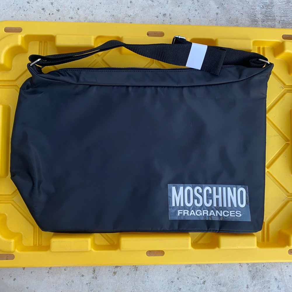 Moschino Black Sports Bag